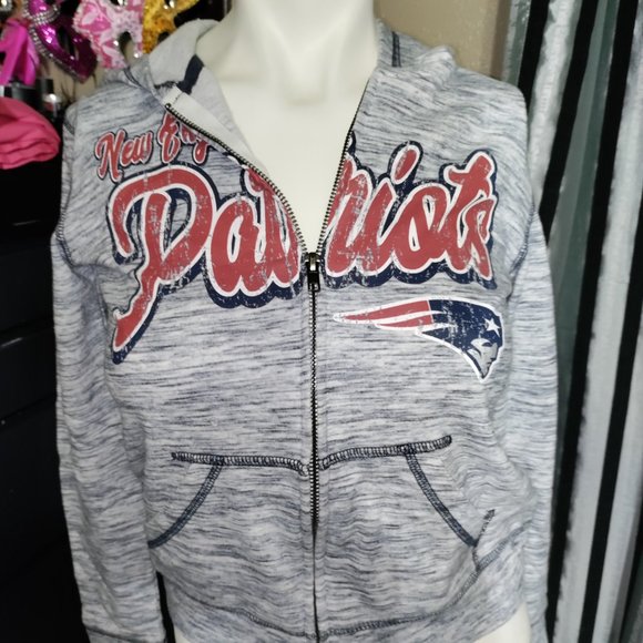 NFL Team Apparel "New England Patroits" Jacket with Hood - Picture 2 of 7